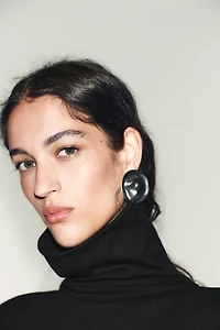 COTTON HIGH COLLAR BODYSUIT