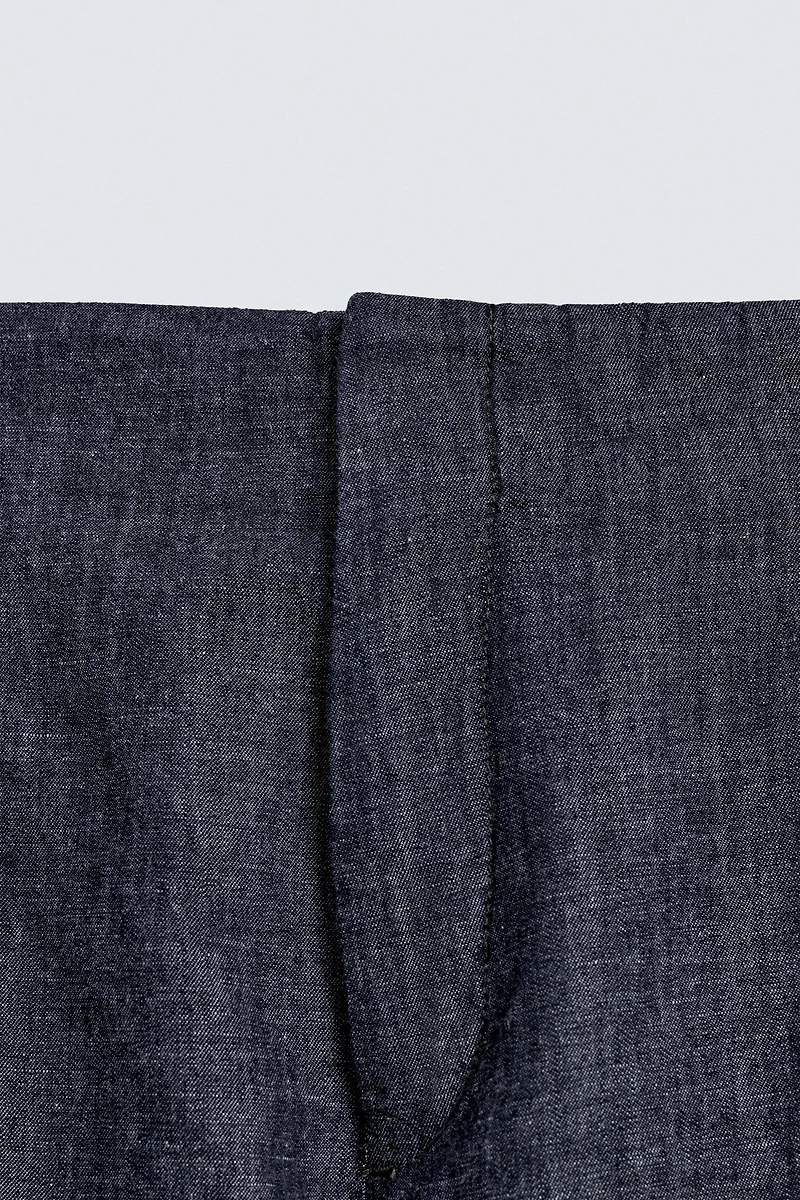 BALLOON FIT PLEATED PANTS