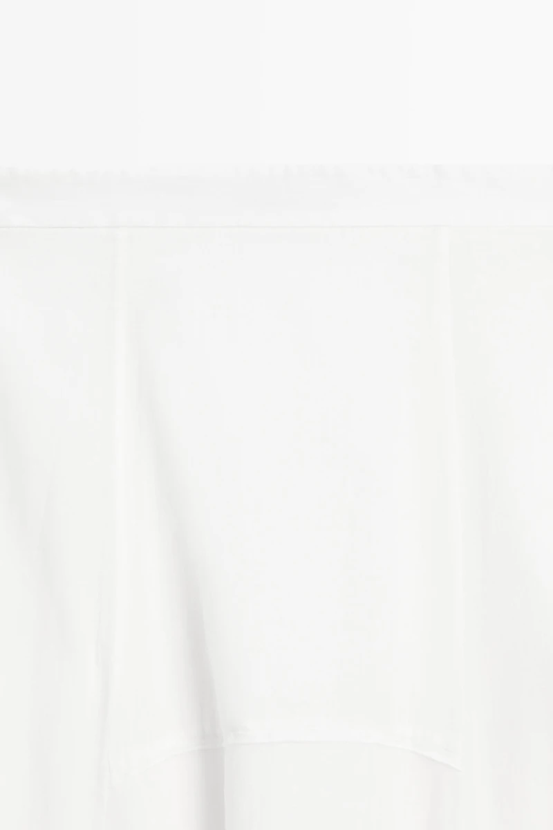 Flowing midi skirt with panel detail