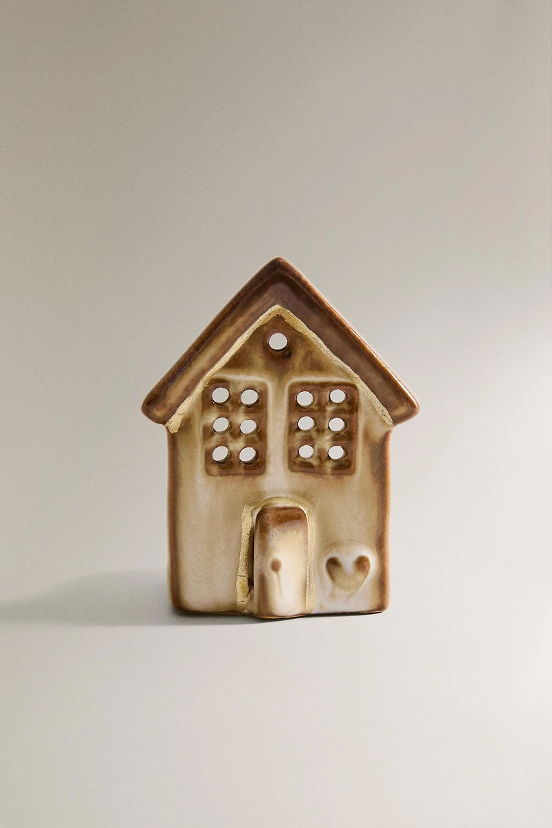 PHOTOPHORE CÉRAMIQUE MAISON NOËL