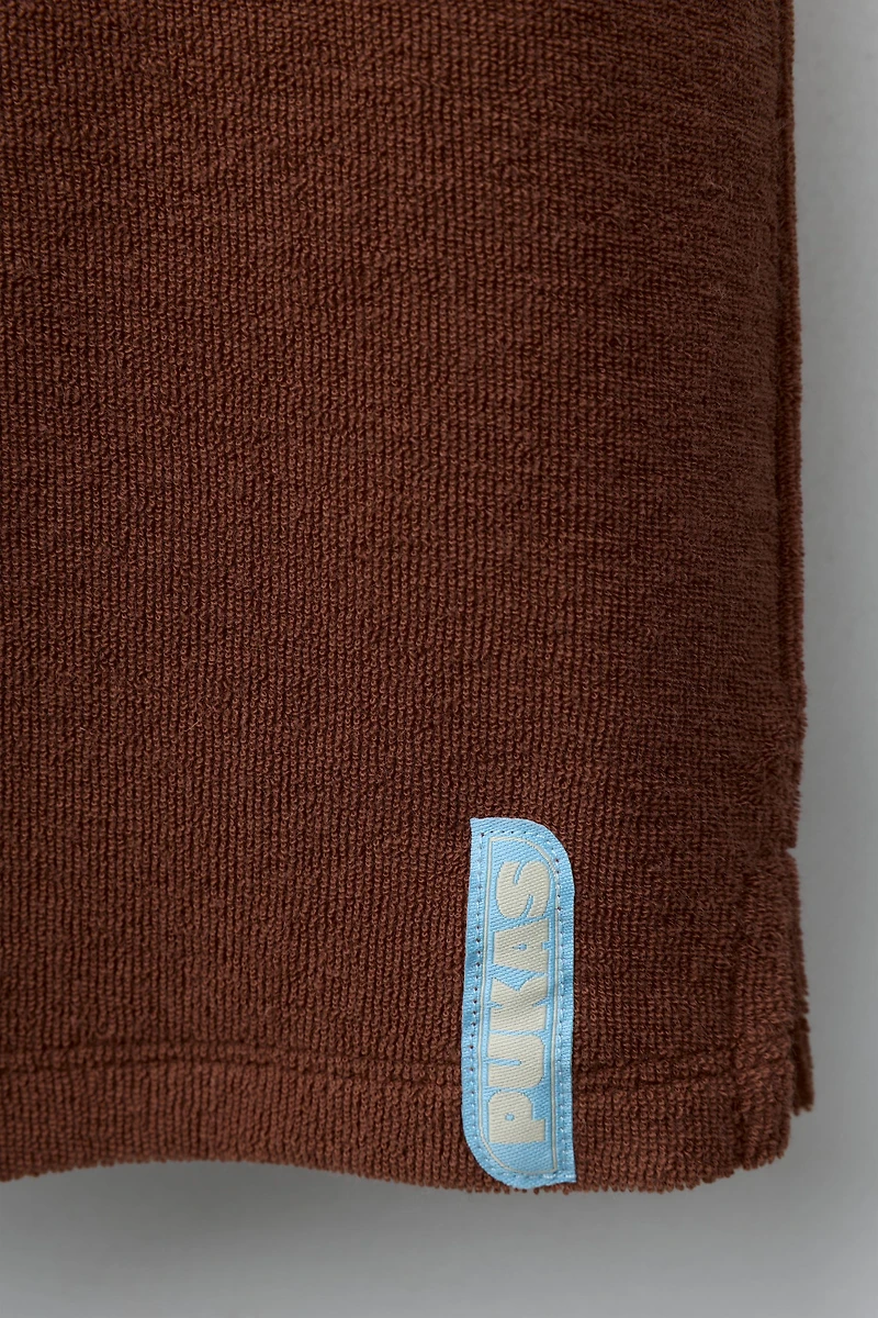 PUKAS SURF TERRY CLOTH SHORT JUMPSUIT