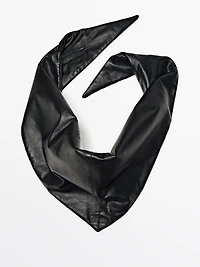 Bandana en cuir nappa