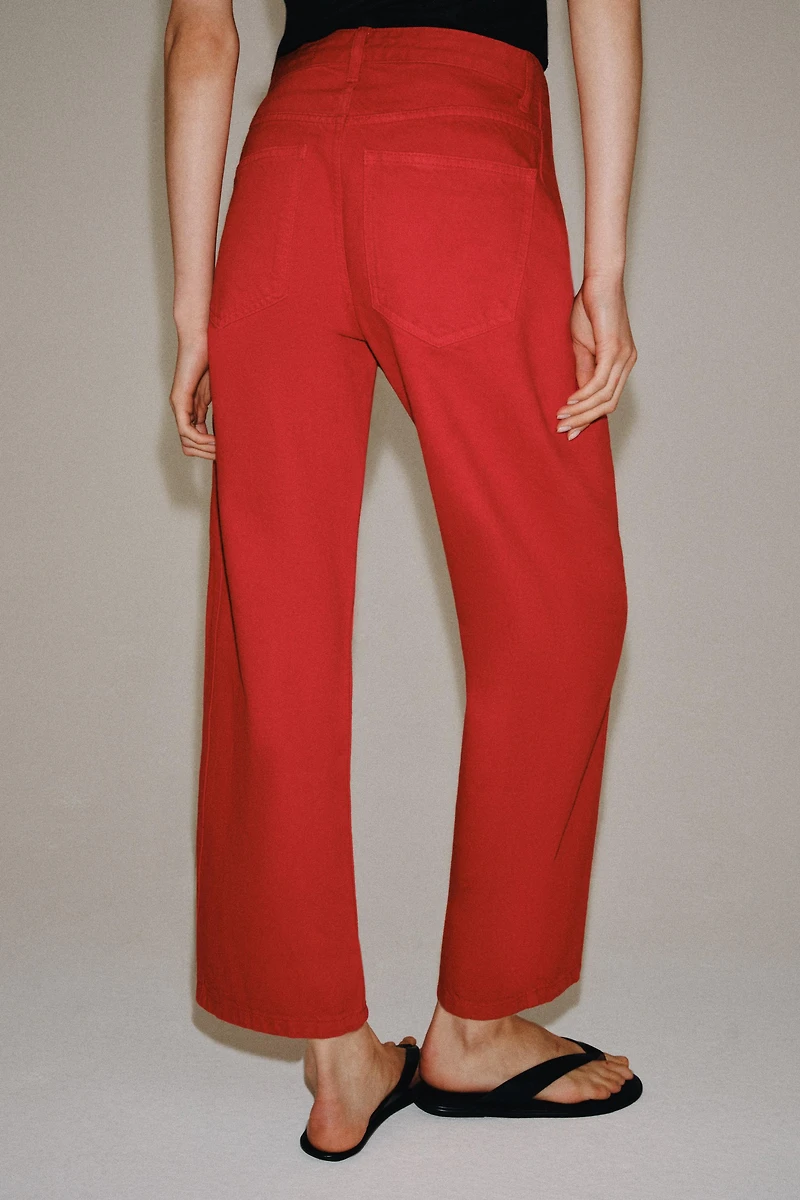 ZW COLLECTION MID-RISE RELAXED JEANS