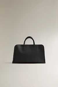 LEATHER MINI SHOPPER BAG