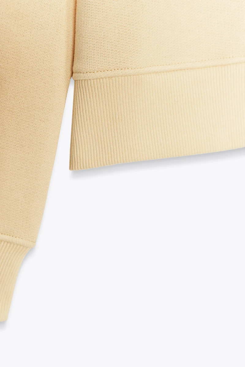 BASIC COTTON SWEATSHIRT