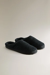 TERRYCLOTH MULE SLIPPERS