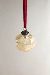 MIRRORED CHRISTMAS TREE BALL ORNAMENT