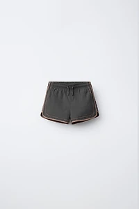 2-6 YEARS / CONTRASTING STRIPE SWIM SHORTS
