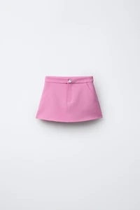 JEWEL BUTTON SKIRT