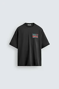 WASHED NUMBER T-SHIRT
