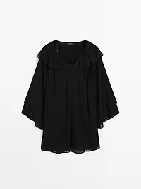 Short ruffled dress