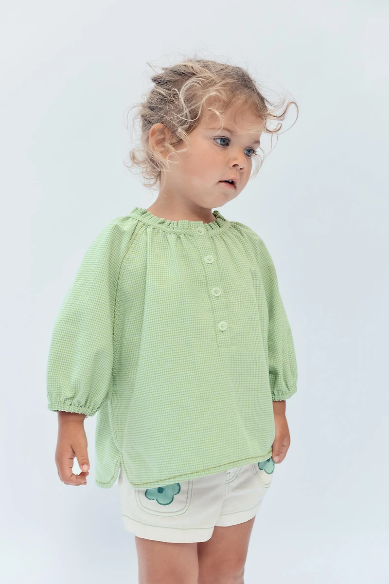 2-14 YEARS / LIMITED EDITION GINGHAM BLOUSE
