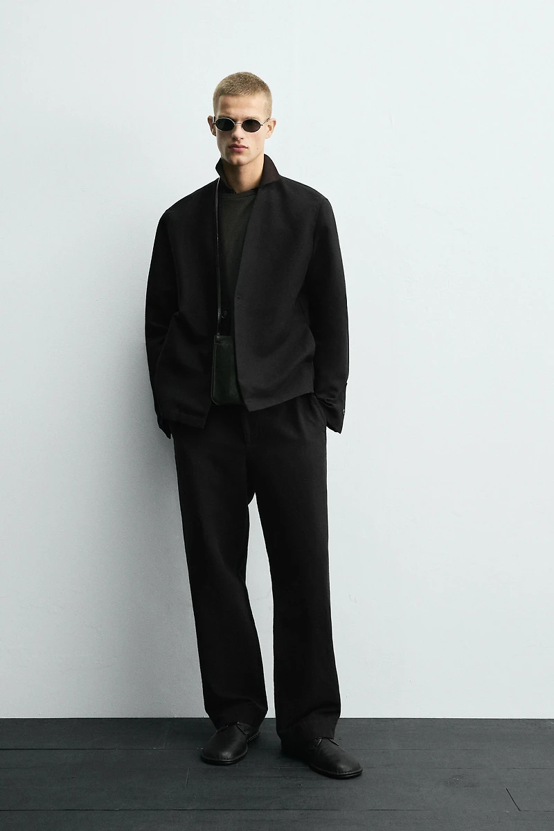 COTTON - LINEN SUIT PANTS