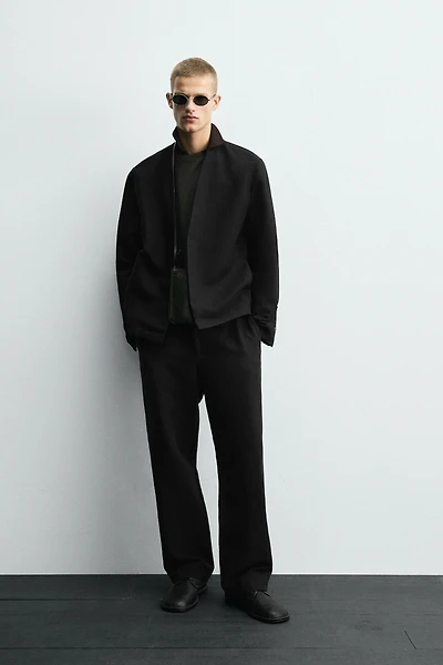 COTTON - LINEN SUIT PANTS