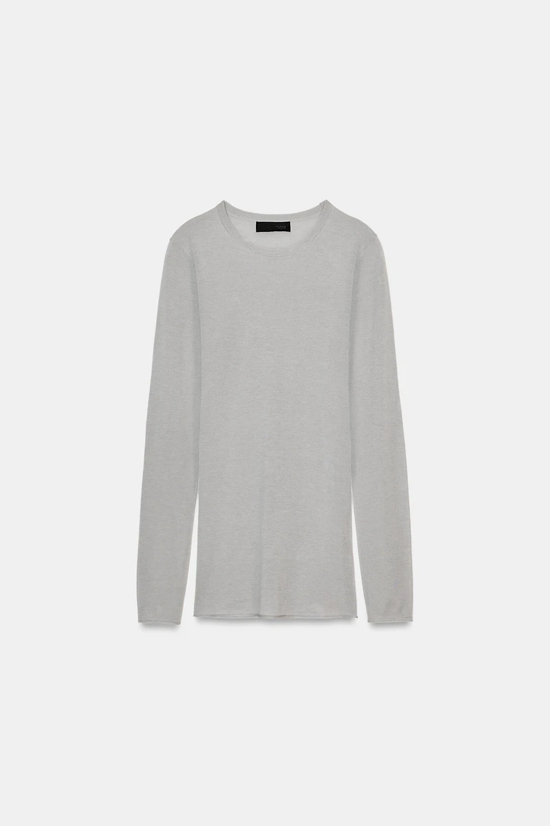 FINE KNIT WOOL JUMPER