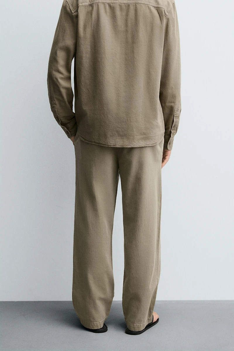 FLOWY COTTON - LINEN PANTS