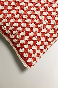 CROCHET THROW PILLOW COVER