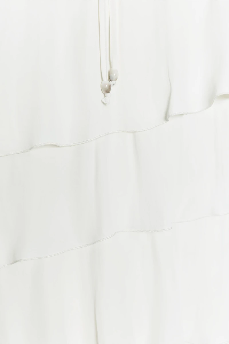 SHORT RUFFLED DRESS