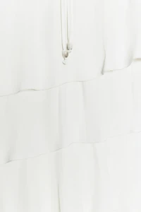 SHORT RUFFLED DRESS