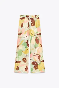 RAMIE FLORAL PRINT PANTS ZW COLLECTION