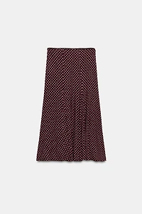 POLKA DOT MIDI SKIRT