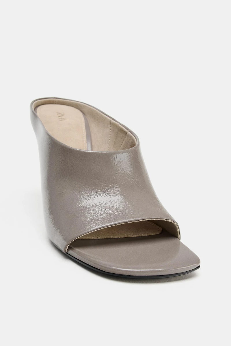 LIMITED EDITION PATENT LEATHER MULES