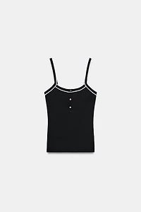 CONTRAST TRIM CAMISOLE