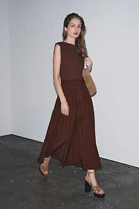 COMBINATION RUCHED DRESS