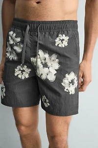 LONG FLORAL PRINT SWIMSUIT