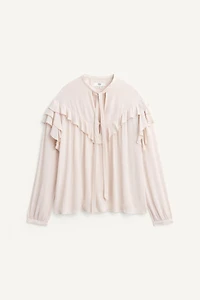 TIED RUFFLED BLOUSE LIMITED EDITION
