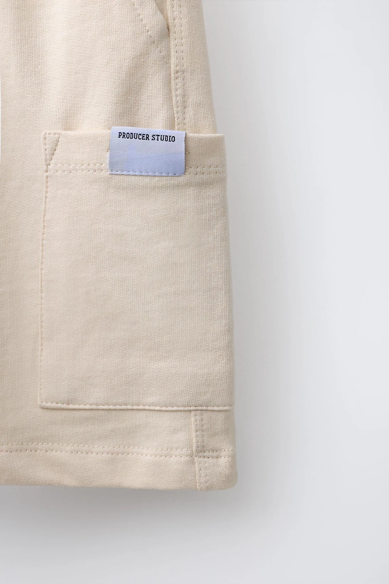 PLUSH CARGO SHORTS