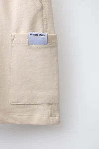PLUSH CARGO SHORTS