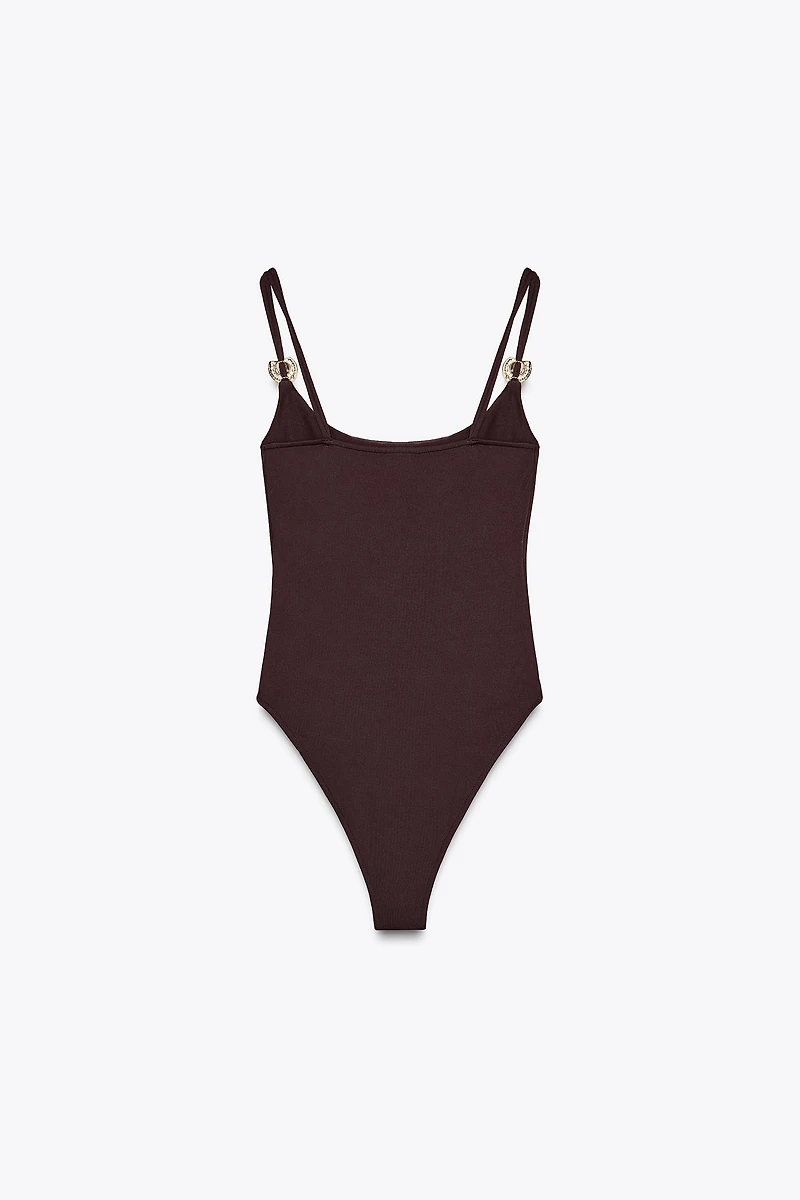 SEASHELL POLYAMIDE BODYSUIT