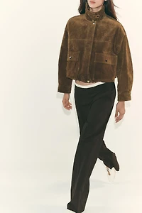 DOUBLE WAIST STRAIGHT LEG PANTS