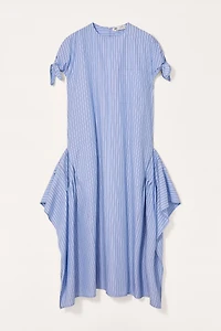 LIMITED EDITION STRIPED ASYMMETRIC DRESS