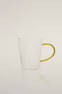 TASSE BOROSILICATE ANSE COULEUR