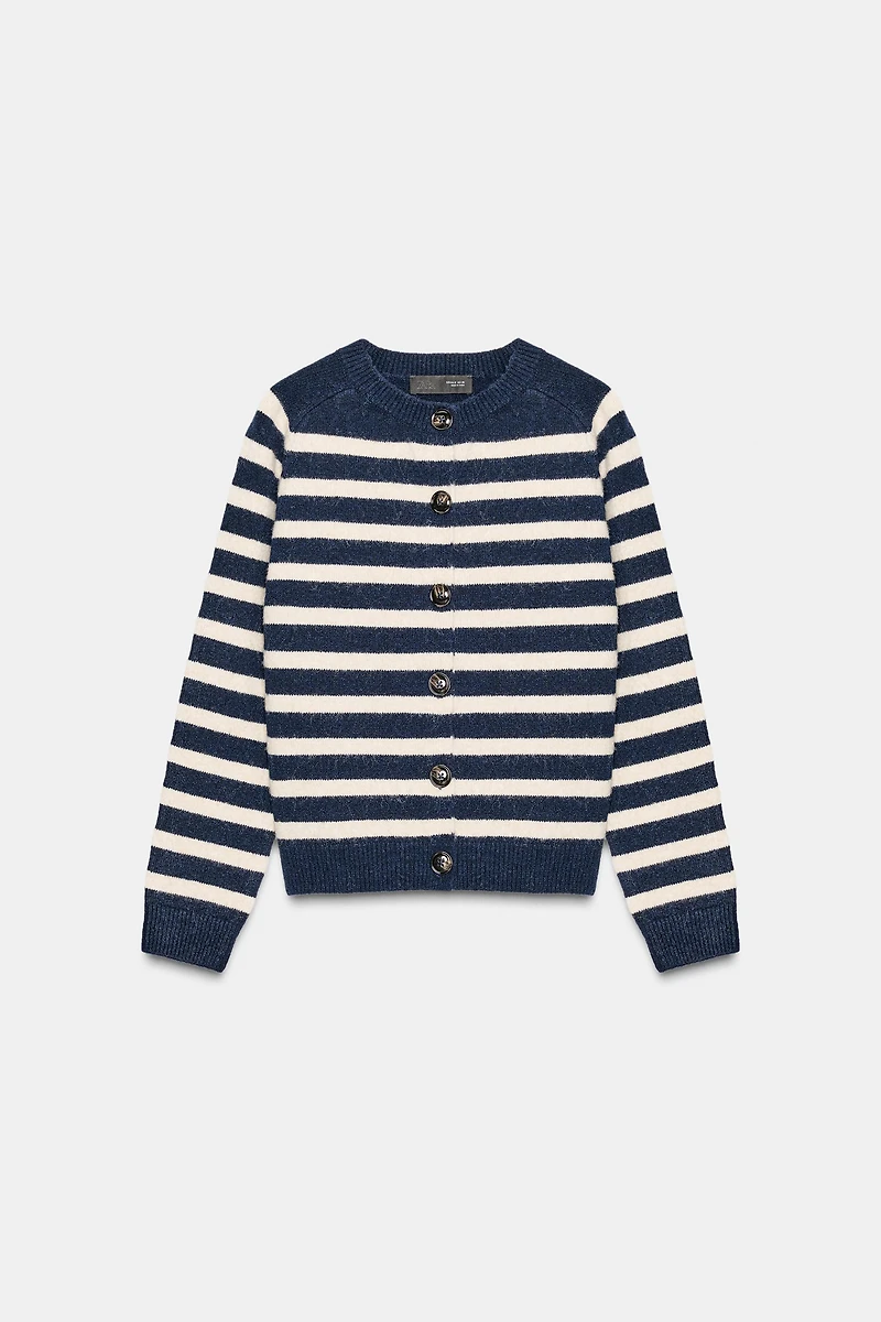 STRIPED CARDIGAN