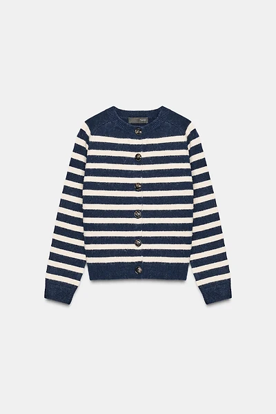 STRIPED CARDIGAN