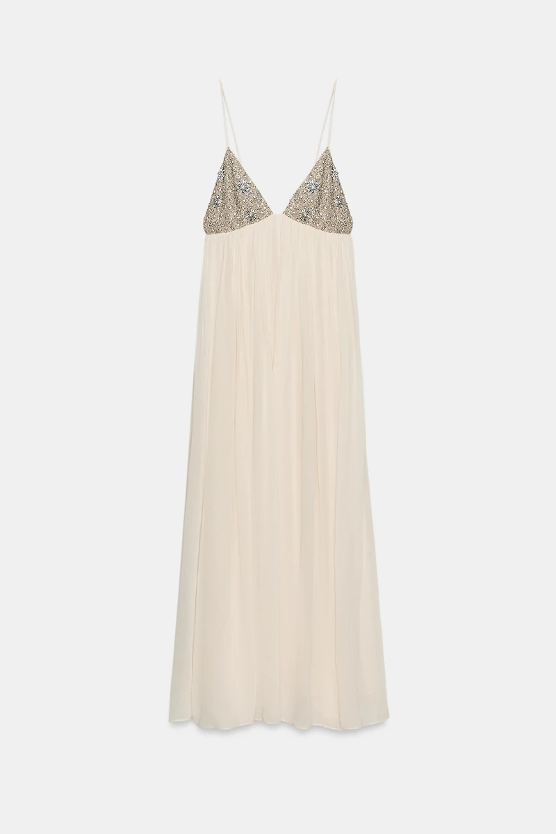 ZW COLLECTION BEADED MIDI DRESS