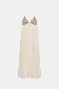 ZW COLLECTION BEADED MIDI DRESS