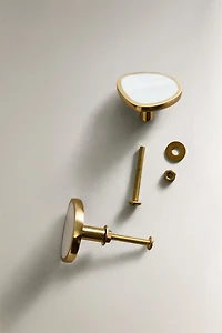 SET OF IRREGULAR MOTHER-OF-PEARL KNOBS (SET OF 2)