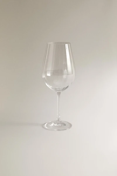 VERRE À VIN CRISTALLIN RELIEF