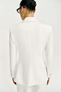 VESTE AJUSTÉE À ÉPAULETTES