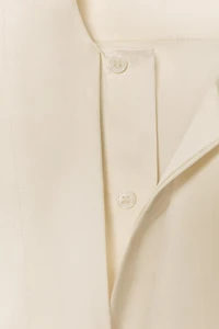 COMBINATION SATIN EFFECT BLOUSE ZW COLLECTION