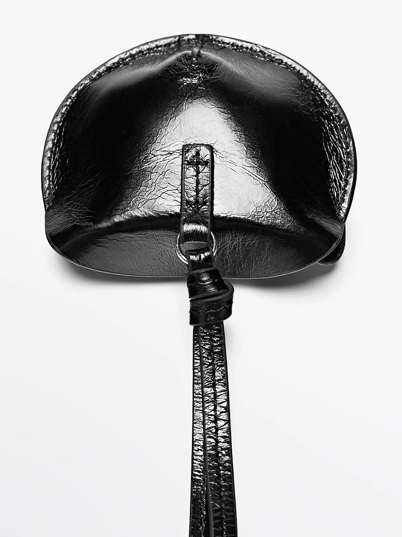 Foldable nappa leather AirPods case