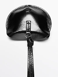 Foldable nappa leather AirPods case