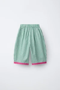 STRIPED BALLOON PANTS