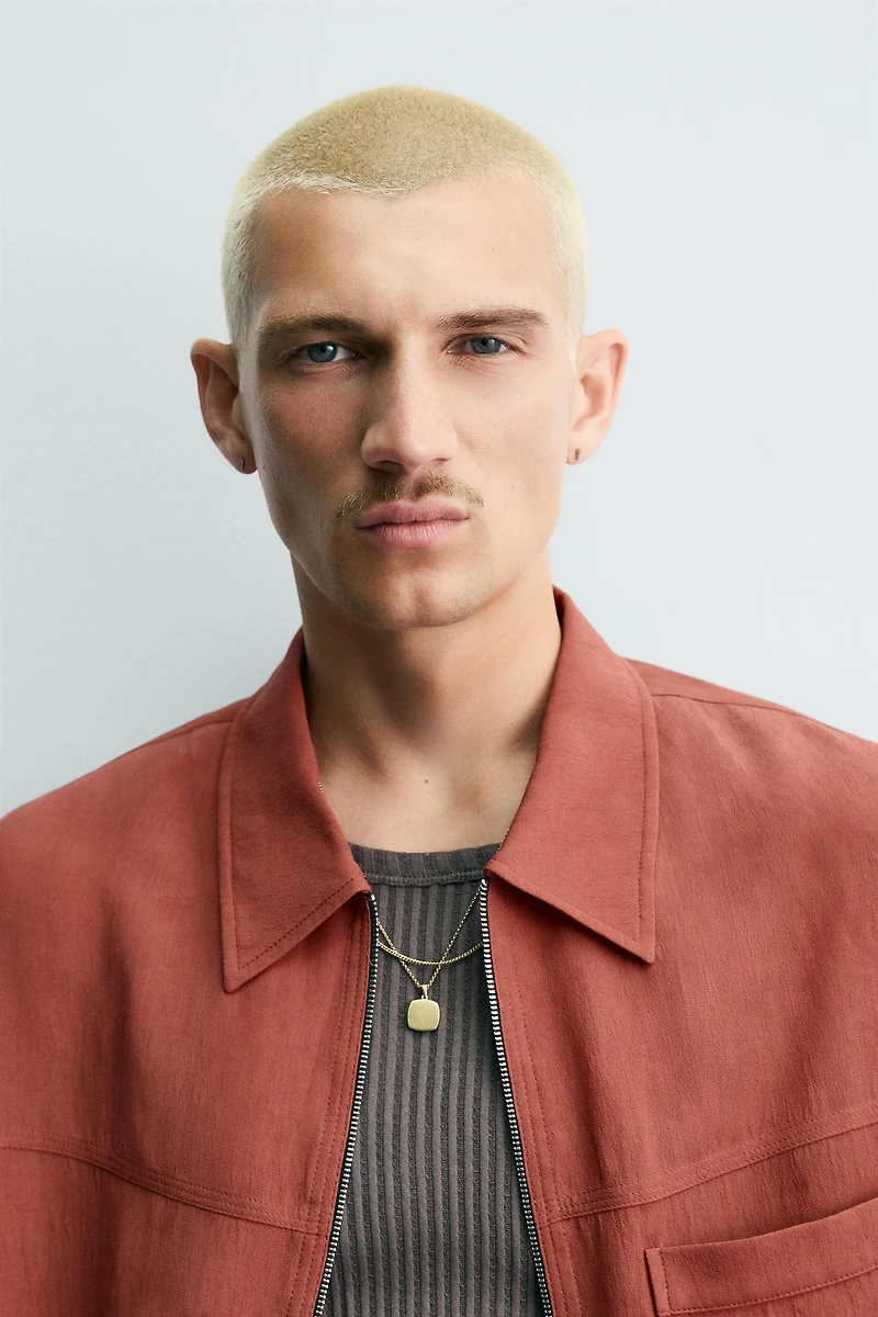 SURCHEMISE RELAXED FIT ZIPPÉE