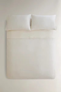 LINEN HEMSTITCH DUVET COVER
