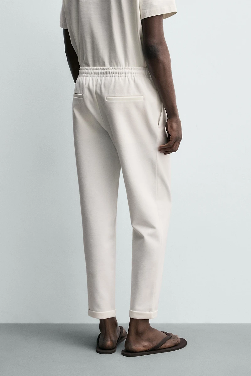 PANTALON STYLE JOGGING TAILLE ÉLASTIQUE EASY CARE